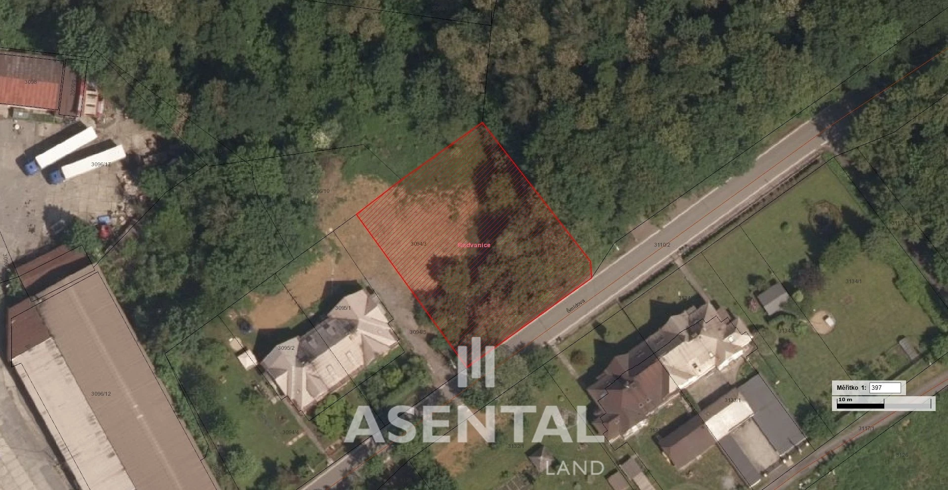 Prodej pozemku, 1 366 m² - Radvanice